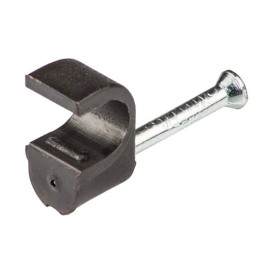 Engex 6mm Round Clips Black (Pack of 100)