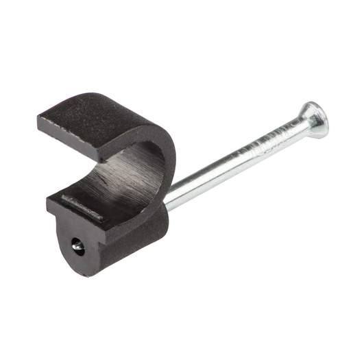 Engex 7mm Round Clips Black (Pack of 100)