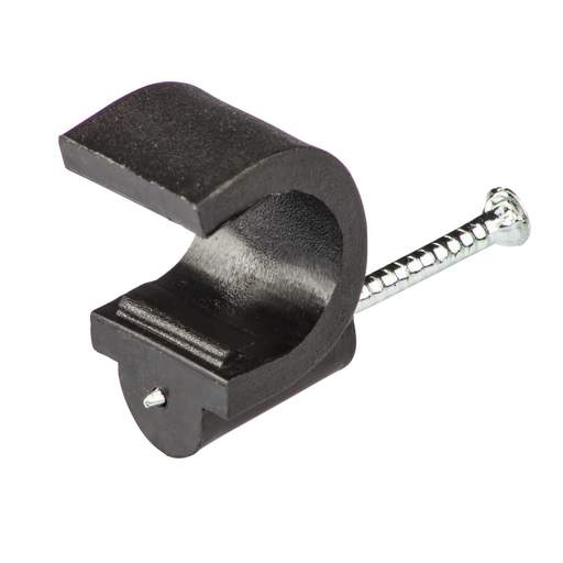 Engex 11mm Round Clips Black (Pack of 100)