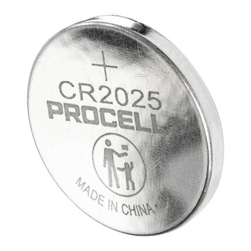 Duracell 3V CR2025 Lithium Coin Battery (Pack of 5)