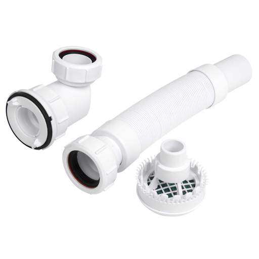 Stream Hygiene 1.5 Inch Installation Pack for Retro-Fit No-Water Urinal Systems White
