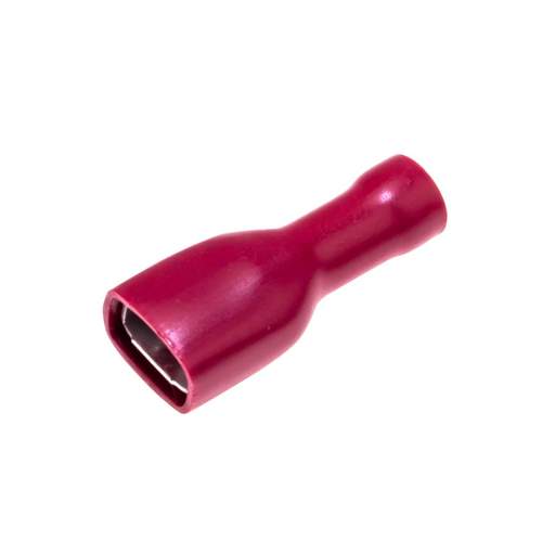 SWA 6.3mm Red Female Crimp Lugs for 1.5mm Cables (Pack of 100)