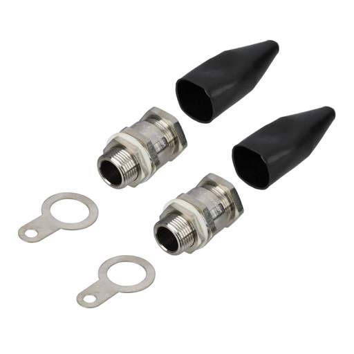 SWA M20 A2F Flameproof Nickel Plated Cable Gland (Pack of 2)