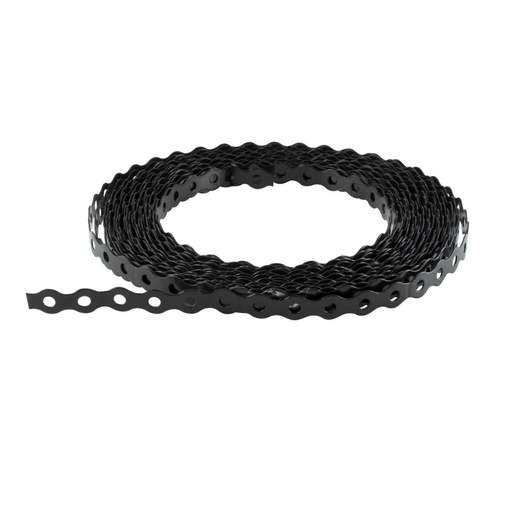 SWA 12mm All Round Fixing Band Black PVC Coated (10m Roll)