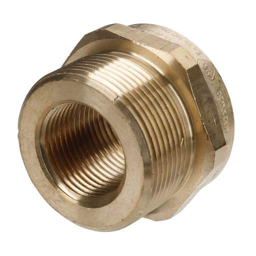 SWA M32 Male x M20 Female Flameproof Reduction Adaptor Brass (Sold in 1's)