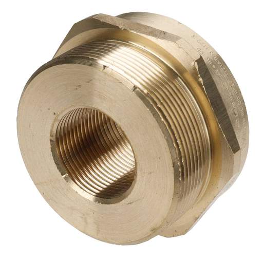 SWA M50 Male x M25 Female Flameproof Reduction Adaptor Brass (Sold in 1's)
