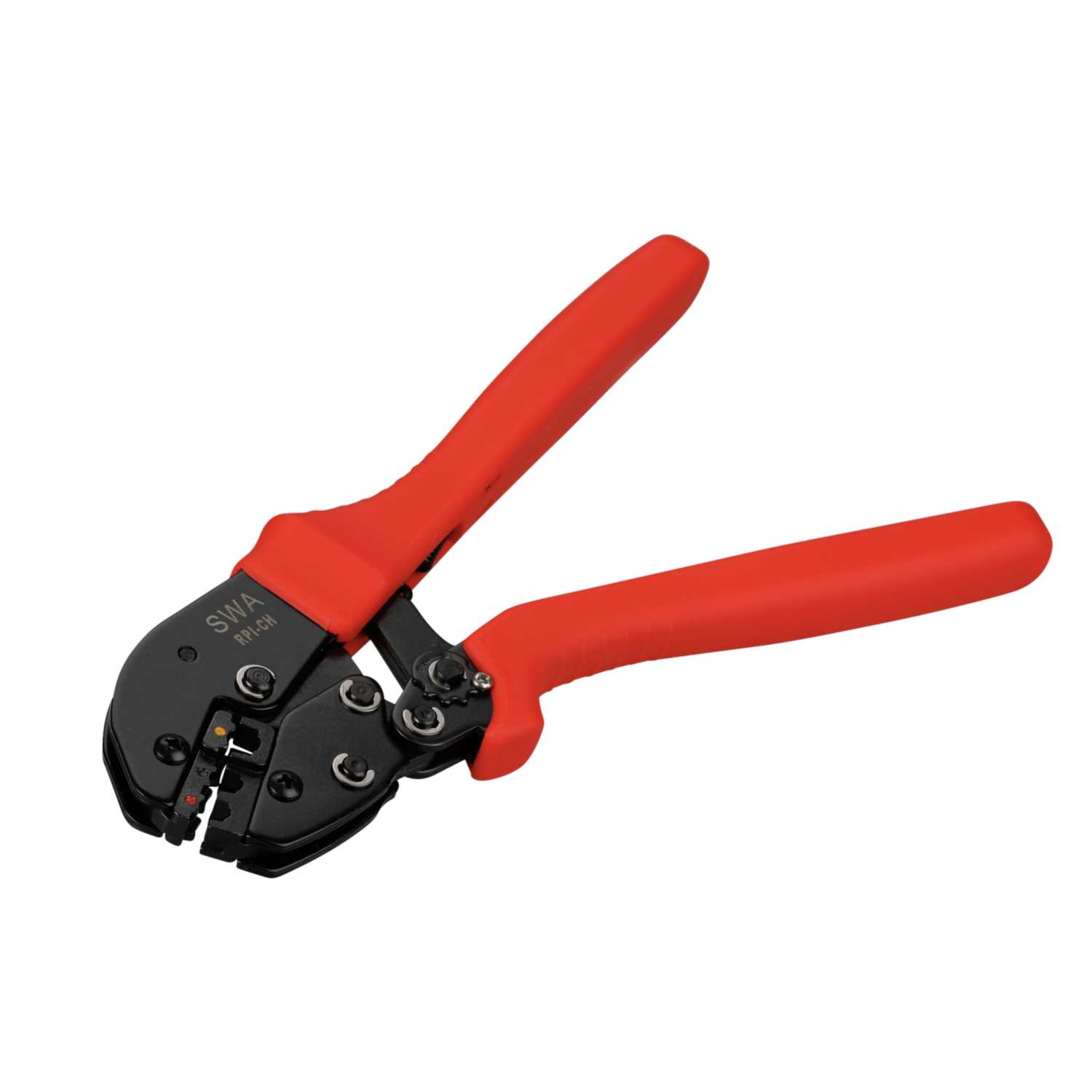 SWA 0.5mm² to 6mm² Hand Ratchet Crimp Tool and Insulated Terminals Kit ...
