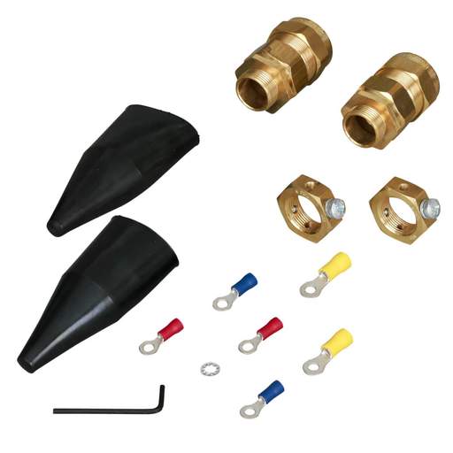 SWA 20SCW Brass SWA Gland Pack with Earthing Nut (Pack of 2)
