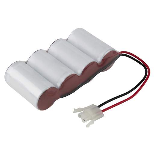 Tamtec 4 x NiCd D Cell Battery Side by Side and Connector with Flying Lead