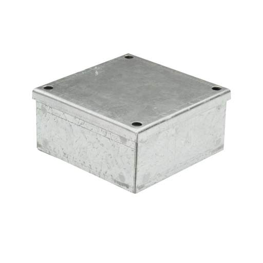 Tamlex 100mm x 100mm x 50mm Galvanised Box with Knockouts