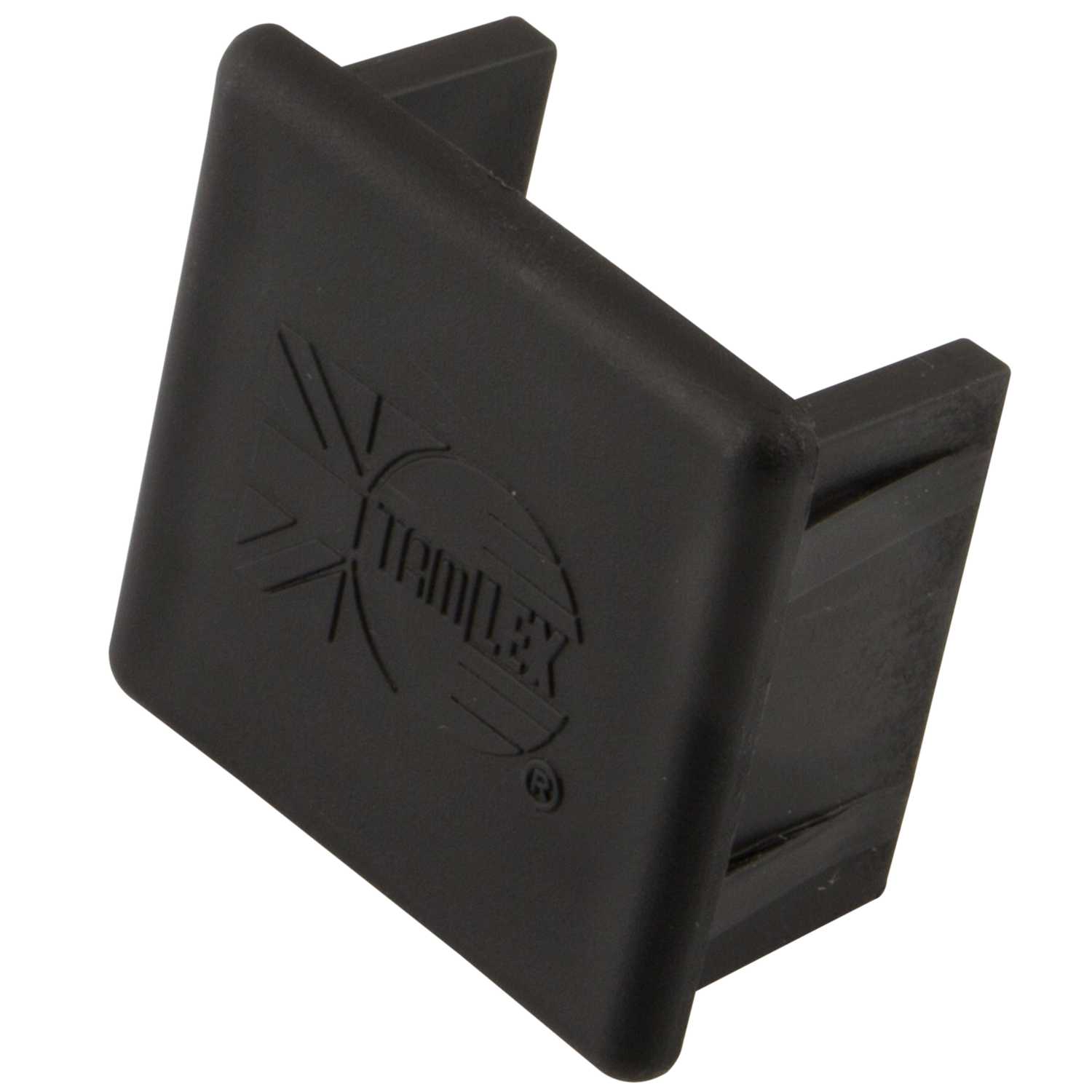 Tamlex 41mm x 41mm PVC End Cap for Strut Black (Sold in 1's) (TA101B) CEF