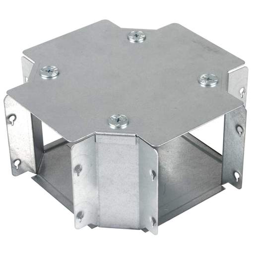 Tamlex 100mm x 100mm IP4X Turnbuckle Gusset Four Way (Sold in 1's)