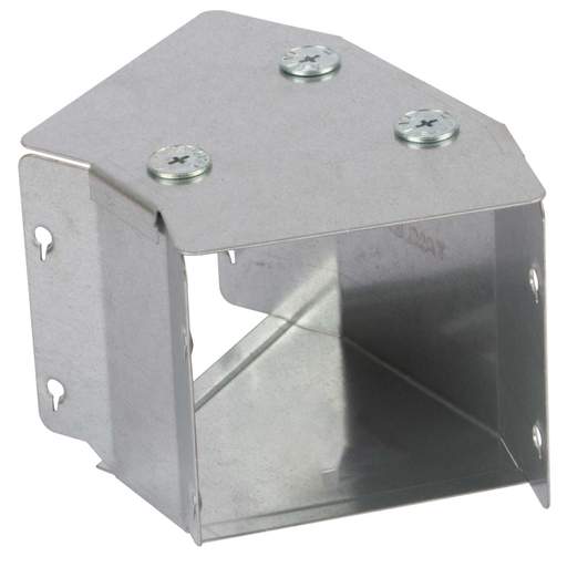 Tamlex 100mm x 100mm IP4X Turnbuckle 45° Top Lid Bend (Sold in 1's)