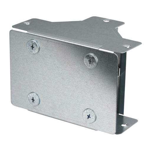 Tamlex 100mm x 50mm IP4X Turnbuckle Gusset Tee Outside Lid 2 Compartment (Sold in 1's)
