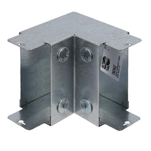 Tamlex 100mm x 50mm IP4X Turnbuckle 90° Sharp Bend Inside Lid (Sold in 1's)