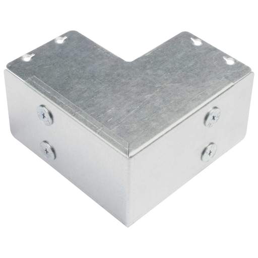 Tamlex 75mm x 75mm IP4X Turnbuckle 90° Sharp Bend Outside Lid (Sold in 1's)