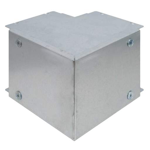 Tamlex 150mm x 150mm IP4X Turnbuckle 90° Sharp Bend Outside Lid (Sold in 1's)