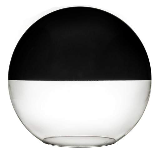 Tamlite 400mm Polycarbonate Clear Sphere with Black Top