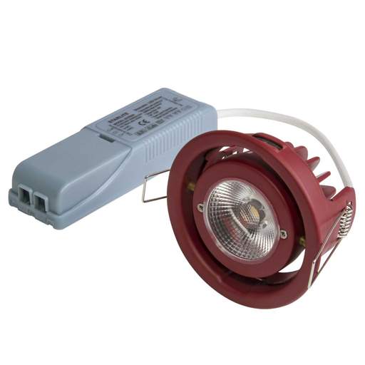 Tamlite 8W LED Fire Rated Dimmable Tilt Downlight without Bezel 3000K