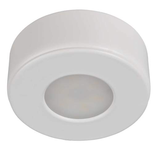 Xcite 3W LED Circular Recessed or Surface CCT Cabinet Light White
