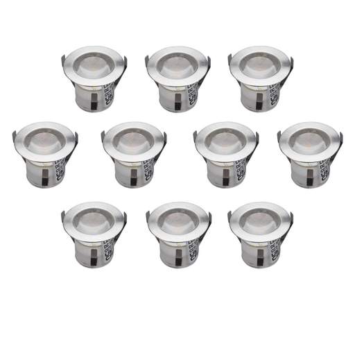 Xcite LED Decking Kit Stainless Steel 6000K (Pack of 10)