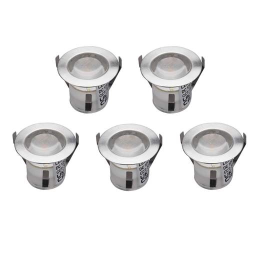 Xcite LED Decking Kit Stainless Steel 6000K (Pack of 5)