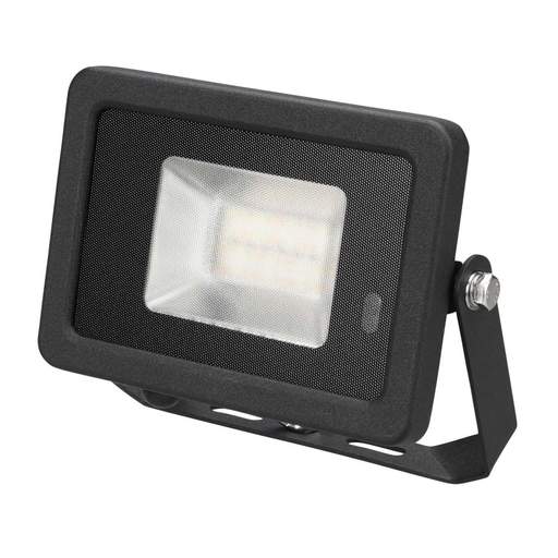 Xcite 10W LED Tri-Colour Floodlight with Microwave Sensor Black