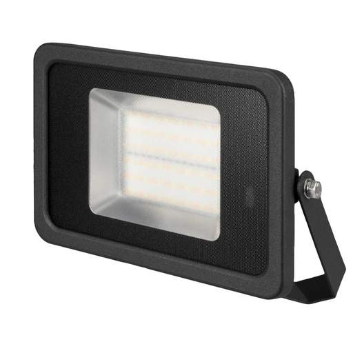 Xcite 20W LED Tri-Colour Floodlight with Microwave Sensor Black