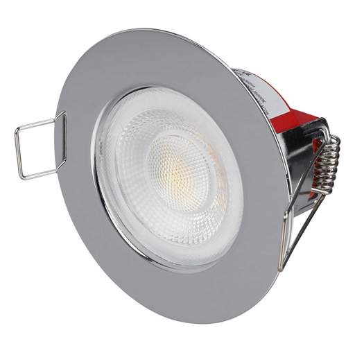 Xcite FRD Mini 6W LED CCT Dimmable Fire Rated Downlight Polished Chrome