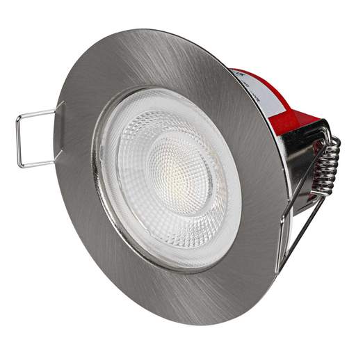 Xcite FRD Mini 6W LED CCT Dimmable Fire Rated Downlight Satin Nickel
