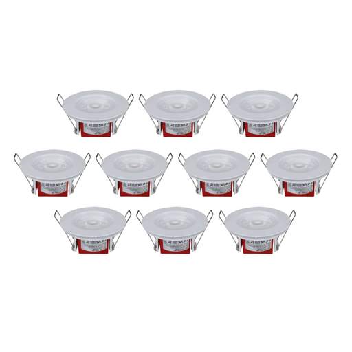 Xcite FRD Mini 6W LED CCT Dimmable Fire Rated Downlight White (Pack of 10)
