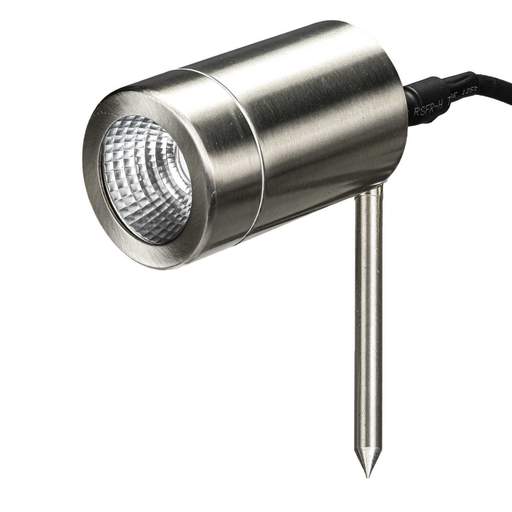 Xcite 5W LED Garden Spike Light Stainless Steel 3000K