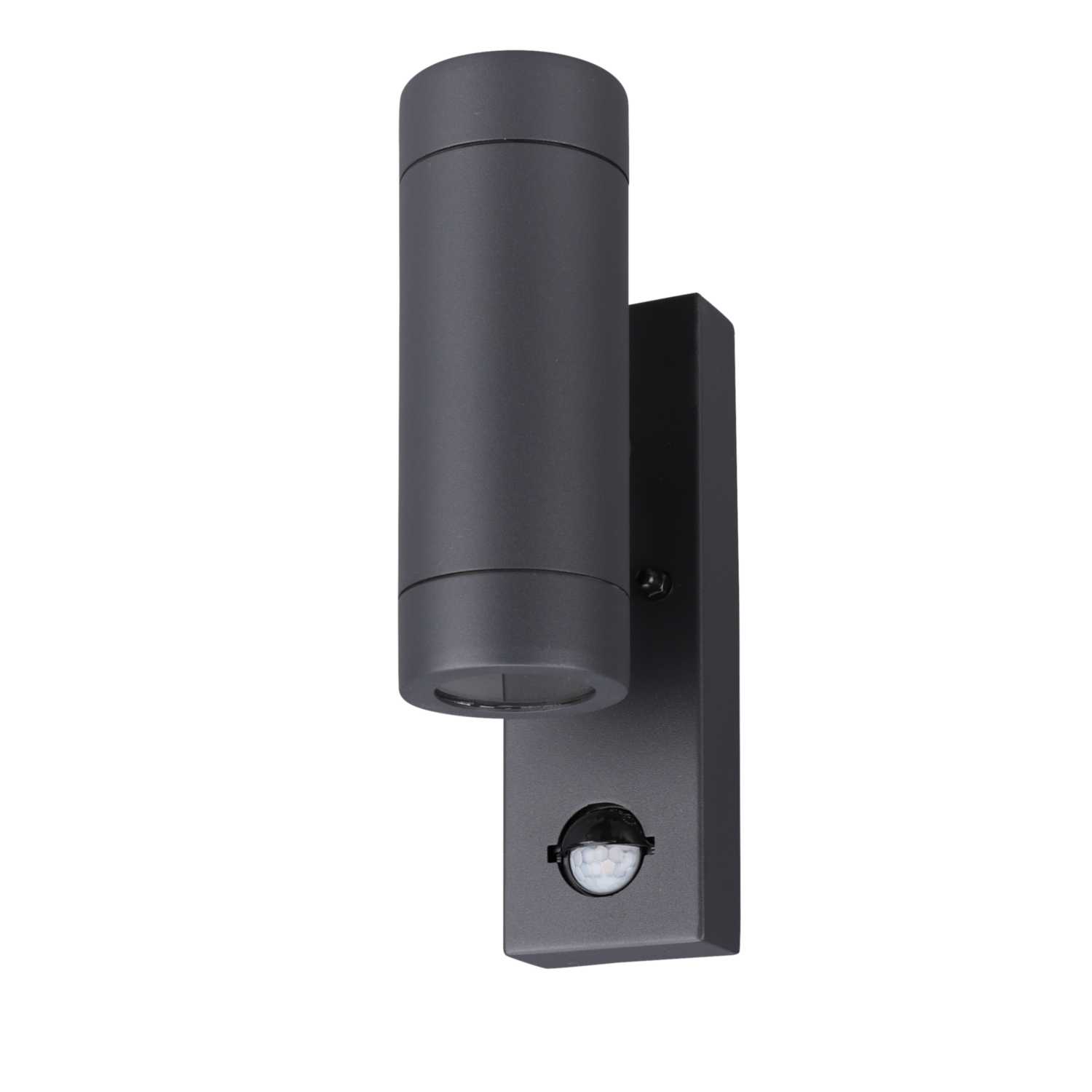 Xcite GU10 Up / Down Wall Light Anthracite Grey with PIR (XCUD2LGP) | CEF