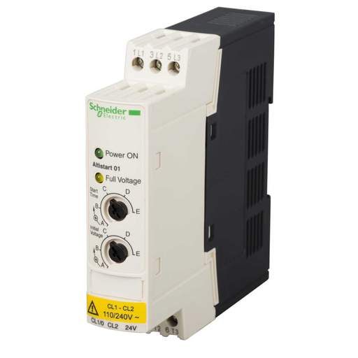 Schneider Altistart 3A Soft Starter for Asynchronous Motor 0.55kW to 1.1kW 110V - 480V