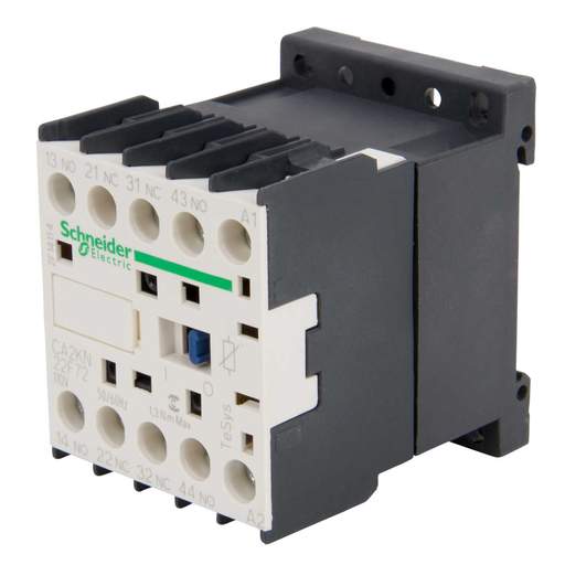 Schneider TeSys 110V Control Relay 2 NO + 2 NC Contacts with Diode Suppressor