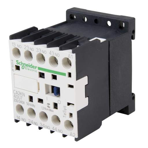 Schneider TeSys 240V Control Relay 4 NO Contacts