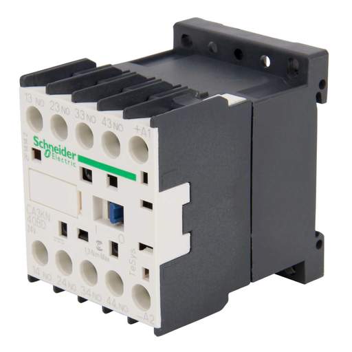 Schneider TeSys 24V DC Control Relay 4 NO Contacts