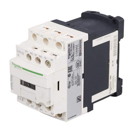 Schneider TeSys 10A Control Relay 3 NO + 2 NC Contacts 24V DC Coil (Low Consumption)