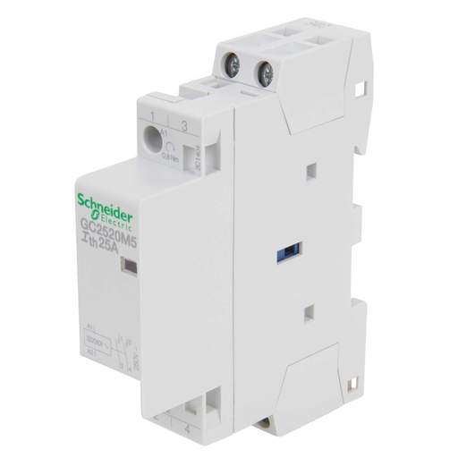 Schneider TeSys 25A 230V AC 2 Pole Contactor with 2 NO Contacts