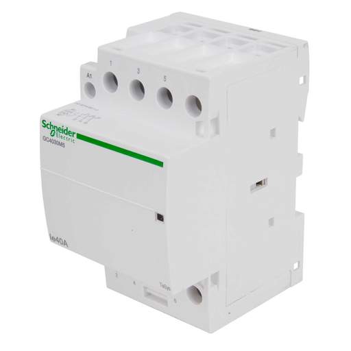 Schneider TeSys 40A 230V AC 3 Pole Contactor with 3 NO Contacts