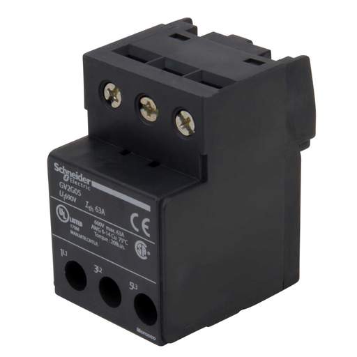Schneider TeSys 63A 3 Pole Terminal Black