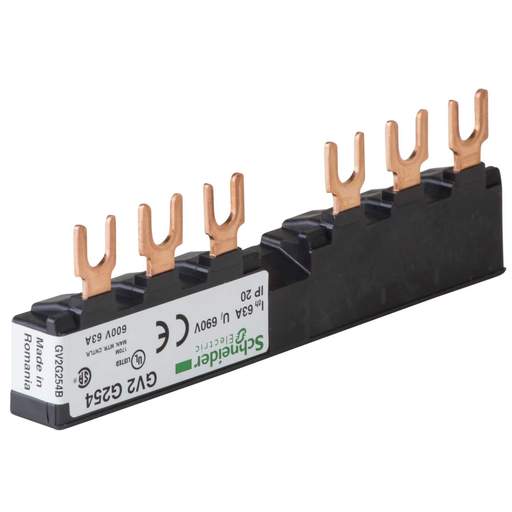 Schneider Telemecanique 63A 3 Pole 2 Tap-Offs  Busbar