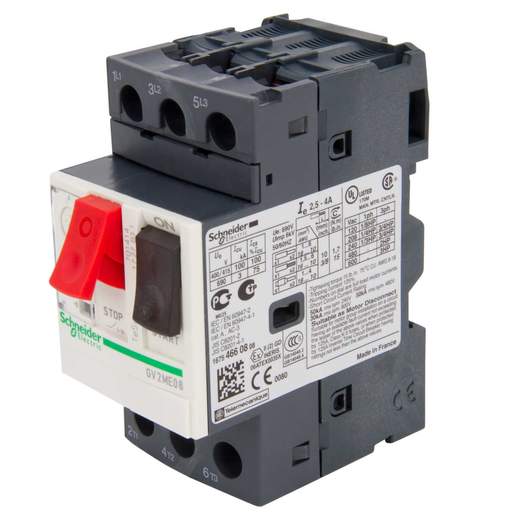 Schneider TeSys 2.5A-4.0A 100kA Circuit Breaker Thermal Magnetic