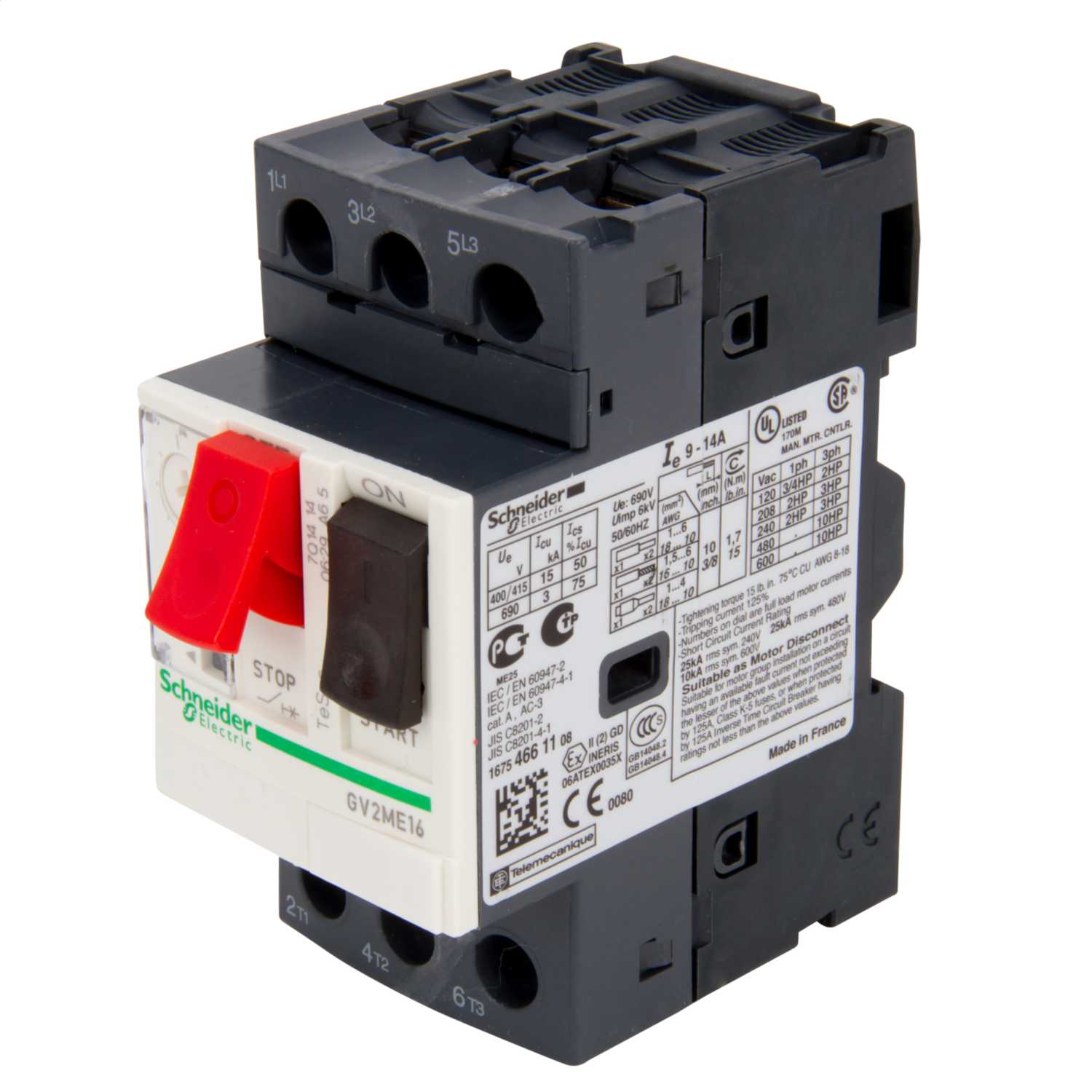 Schneider Telemecanique 9A to 14A 100kA Thermal Circuit