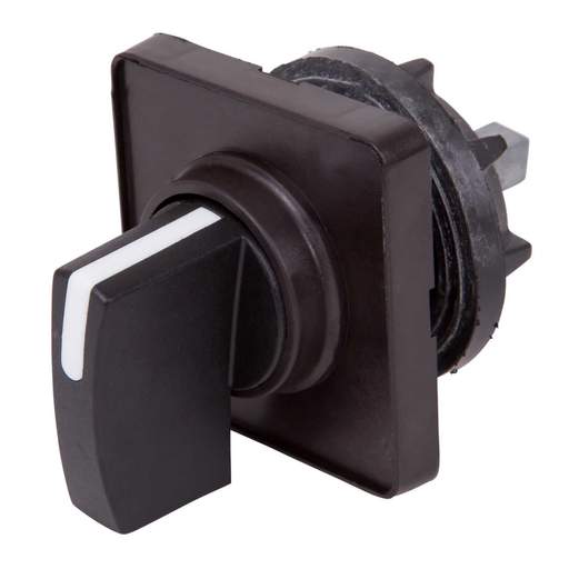 Schneider Harmony Cam Switch Operating Head 45mmx45mm Blank for Engraving with Black Handle Metallic Colour