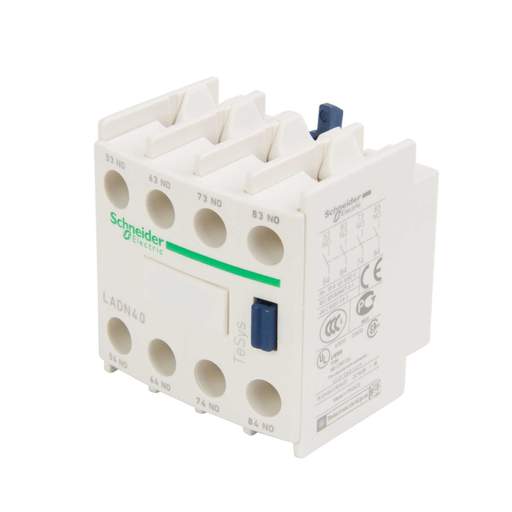Schneider TeSys Auxiliary Contact Block 4 NO Contacts