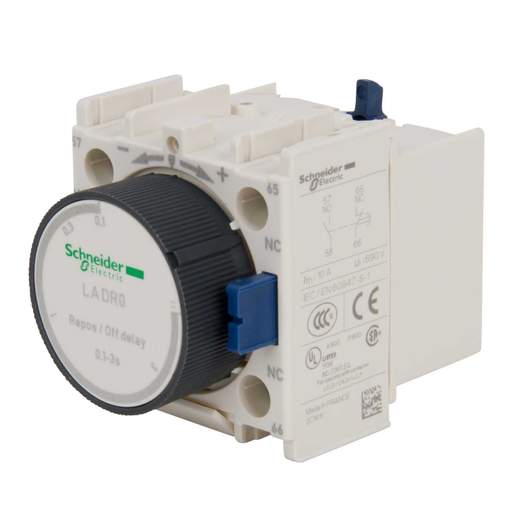 Schneider TeSys Off Delay Pneumatic Timer 0.1 to 3 Seconds