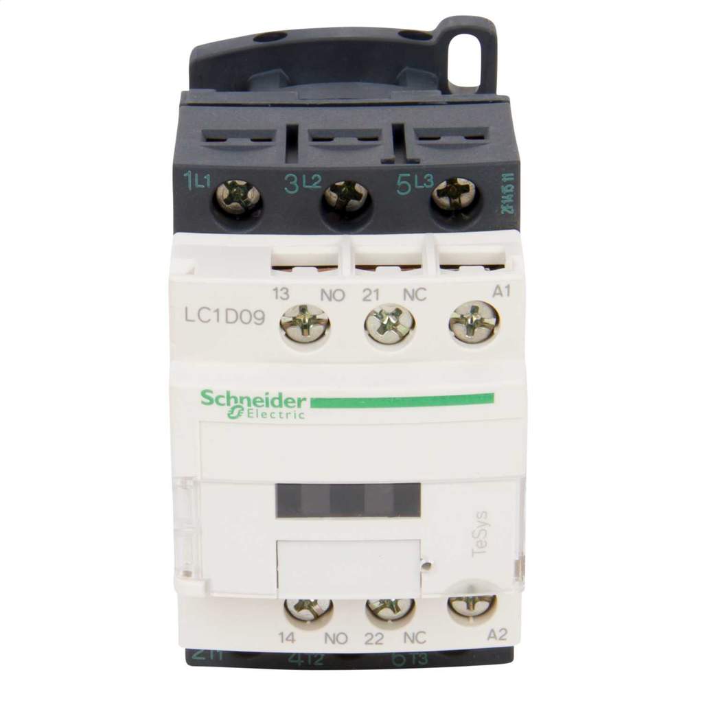 NOFUEL Schneider LC1D09F7 Contactor - 110V Coil, 3-Pole 3NO, 9A, IEC Standard