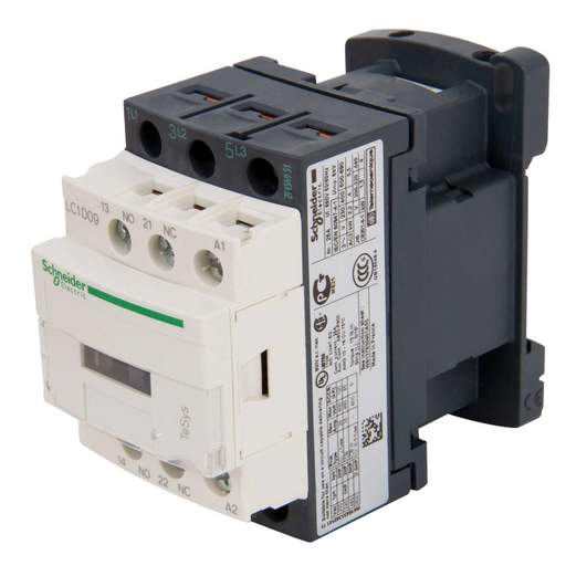 Schneider TeSys 9A Contactor 3 Pole 3 NO Contacts 220V AC Coil