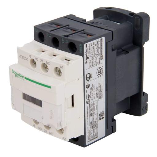 Schneider TeSys 9A Contactor 3 Pole 3 NO Contacts 230V AC Coil